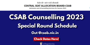CSAB 2023 Special Round Schedule Out, Registrations from August 3; Check Details Here